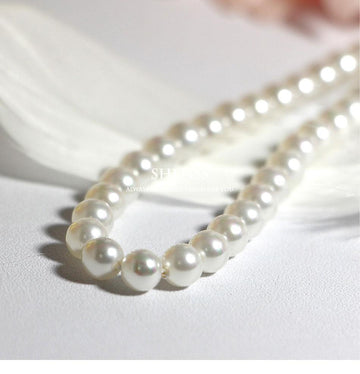 Graceful Silver 925 Pearl Necklace - Best Online Prices by Jewellery Supermarket - The Jewellery Supermarket